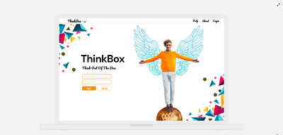 ThinkBox Online Mindmap, Brainstorm, Note & Collab SaaS Website 3d app branding case study design graphic design illustration logo materialdesign online saas think ui uizard ux vector website