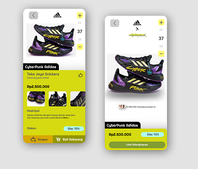 UI Shoes App Design app design graphic design ui uiuxdesign
