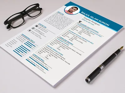 Resume Design/CV business card corporate identity curriculum vitae cv design design illustration resume resume design resume sample unique cv design