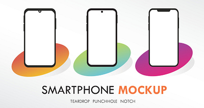 SmartPhone Mockups branding design graphic design mockups ui vector