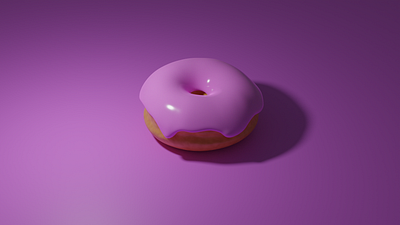 Simple Doughnut #1 3d 3d abstract design animation blender branding design graphic design illustration logo motion graphics ui vector