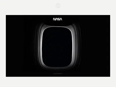 NASA (First screen concept) animation astronaut dailyui design desktop interactive interface motion graphics nasa ui ui design ukraine usa ux uxdesign