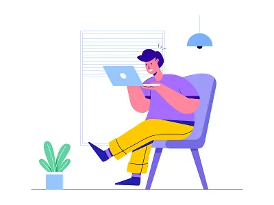 What's wrong? angry bring laptop bug challenges creastale flat illustration found a bug issue laptop problem remote work shocked wrong