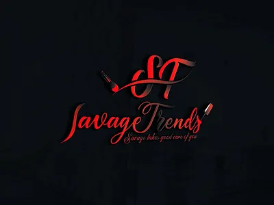 Cosmetic shop Logo 3d branding graphic design logo