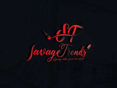 Cosmetic shop Logo 3d branding graphic design logo