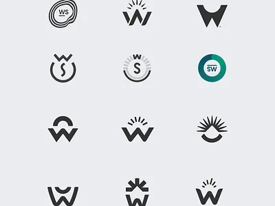 Whitespectre discarded logos collection branding logo