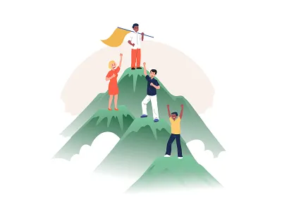 Goals Illustration design