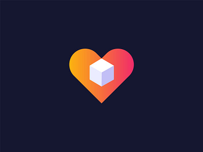 Heart with Box Logo - Love Box Logo agency logo box box colorful logo box logo brand logo branding business logo colorful logo company logo creative logo heart heart box logo heart logo logo box logo love box colorful logo love logo minimal logo modern logo motion graphics website logo
