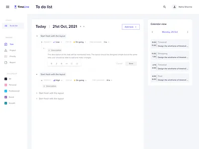 Task Management (To do list)