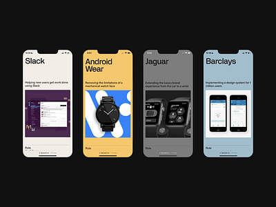 2022 Portfolio black white branding editorial grid layout magazine minimal portfolio product design typography ui ux