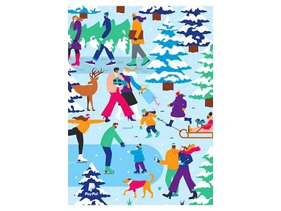 Paypal 2021 Christmas puzzle adobeillustrator art artist artwork branding christmas design digitalart graphicart graphicdesign illustration illustrator logo paypal printdesign puzzle vectorart