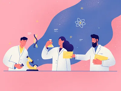 Illustration for Sber Education 2d art character character design education illustration people photoshop procreate sber