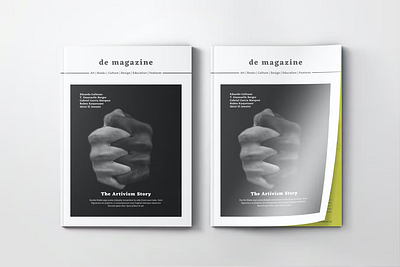 Free De Magazine Template art clean clean design culture design editorial editorial template fashion graphic design layout logo magazine magazine design magazine template modern multipurpose print design print template traveling typography
