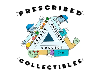 Logo Design for Prescribed Collectibles art branding card custom design graphic design illustration logo ui vector
