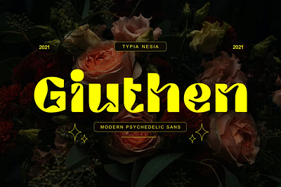 Free Giuthen - Modern Psychedelic Sans Serif calligraphy display font display typeface elegant font font font awesome font family fonts handwritten lettering modern font modern fonts sans serif sans serif font script serif font type typedesign typeface vintage font
