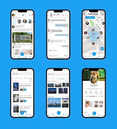 Social app app logo mobile mobile app social ui uiux