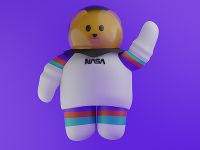 Pooh in space 3d beautiful blender color colorful dreamy fantasy figma galexy graphic design nasa pooh space ui winnie the pooh