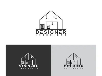 Interior Logo Design brand identity branding business logo corporate logo creative logo custom logo design designer graphic design icon design icon logo illustration interior logo logo logo concept logo design logo maker logo mark logo type professional logo