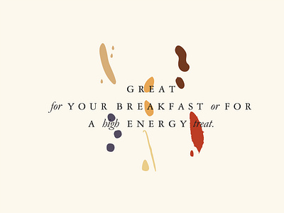 Graphic layout for OAN Health abstract illustration branding breakfast graphic design health healthy brand healthy snack illustration label layout oan health poster design sans serif type design typography