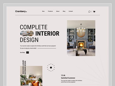 web site : landing page ecommerce furniture header heading home ui interior landingpage landingpage design landingpagedesign site ui unlikeothers ux web design web page web site web site design web ui webdesign weblanding