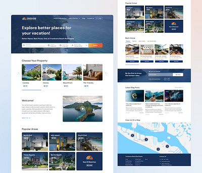 Travel landing page design illustration landing page logo ui ux website