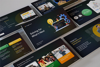 Google Cloud Solving for What's Next Sales Presentation google slides graphic design pitch deck presentation presentation design sales presentation