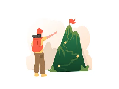 Planning & Goals Illustration design