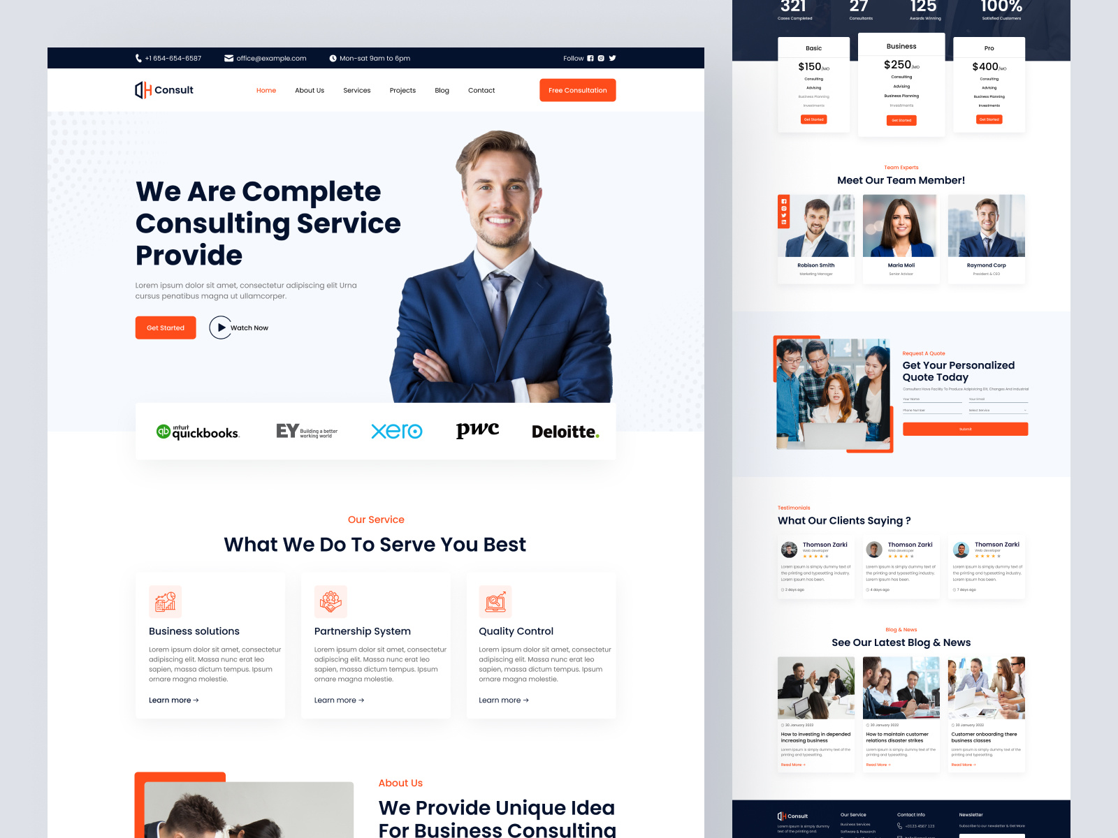 Example of Website UI/UX Design