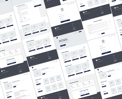 High Fidelity wireframes design minimal ui ux