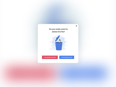 Delete Pop up Ui concept branding delete popup delete screen design graphic design illustration landing landing page logo pop up ui ui design uipopup ui ux ux design vector