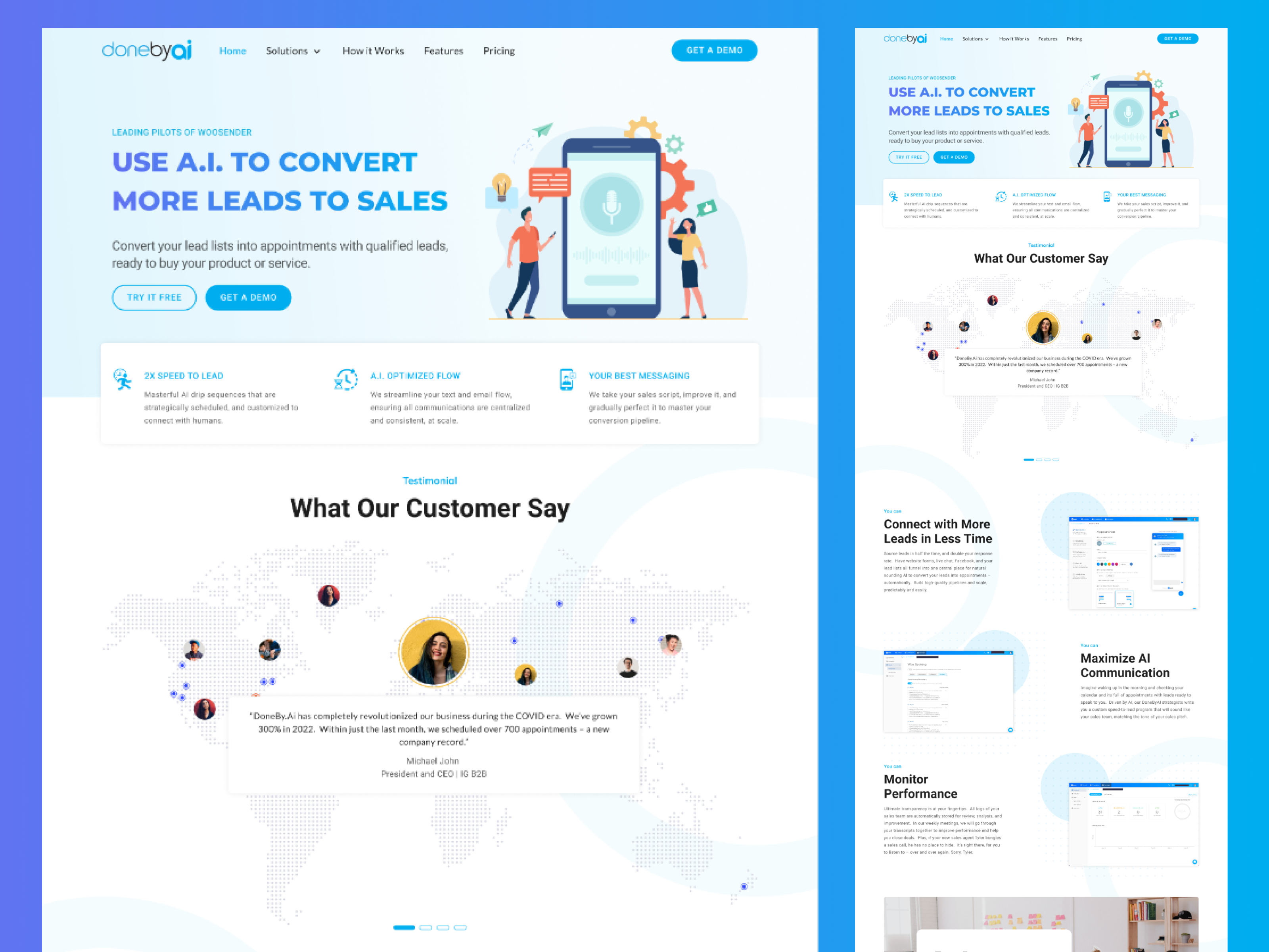 Example of Landing Page Design