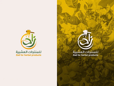 Arabic Logo for Herbal Product arabic brand arabic logo branding harbal logo logo logo designer logoconcept modern arabic logo typography zad