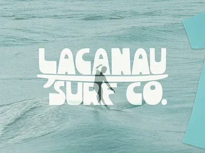 Lacanau Surf Co. Branding brand design brand identity branding custom font font graphic design hand lettering illustration illustrator lettering logo retro surf surf brand surf branding surf company surf logo surf shirt surfing vintage