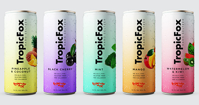 Hard Seltzer packaging design branding can design drink food graphic design hardseltzer packaging web