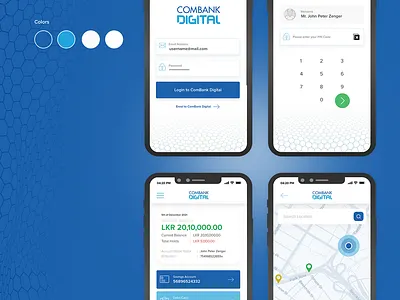 Concept Design for Commercial Bank Digital Banking app concept banking finance ui