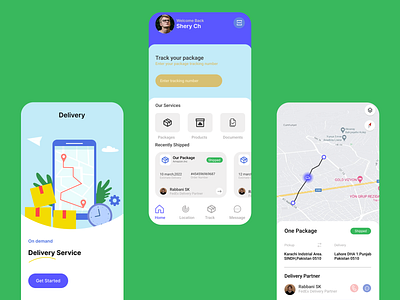 Delivery App ui