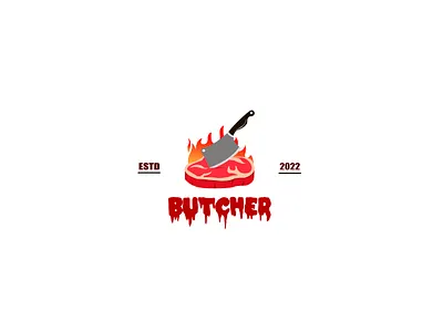 Butcher | Logo adobe photoshop graphic design iilustrator logo