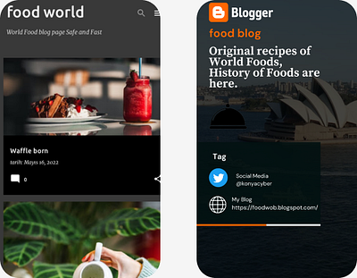 Food world app design graphic design ui ux