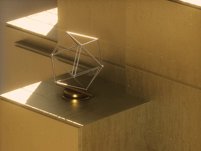 infinity 3d abstract animation animation art c4d cinema4d design digitalart gold inception jaykats loop motion art motiondesign nft octane