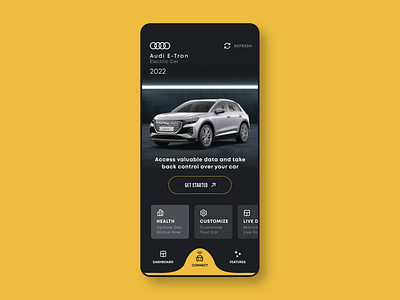 Carly Re-Design Mobile App app carly connect device mobile modern redesign solid vehicle