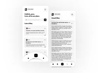 Blog Ui 2d 3d clean ui design designer dribble figma figma design graphic designer graphic designing illustration logo ui uiface uitrend userinterface ux