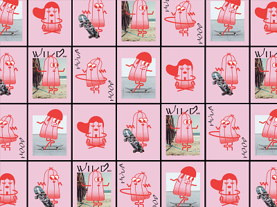 Wild Mag - Illustrations 2d active branding character design character illustration characters fitness flat geometry graphic design graphicdesign halftone hula hoop illustration sports typography vector vector illustration vectorillustration wild