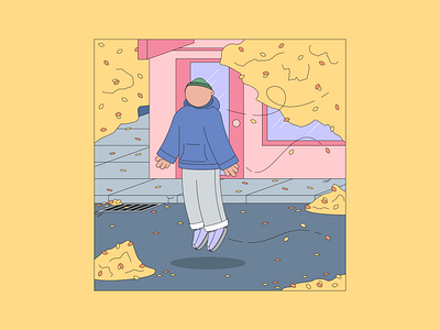 Autumn Vibes 2d avatar character design digital illustration kapustin personal project vector