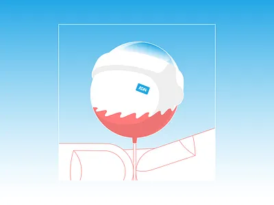 Cinder Surprise Candy 2d avatar candy character cinder design digital illustration kapustin outline personal project stick surprise sweet vector