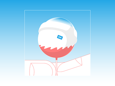 Cinder Surprise Candy 2d avatar candy character cinder design digital illustration kapustin outline personal project stick surprise sweet vector