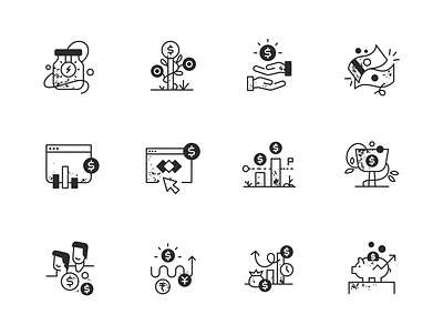 Fundraiser - Spot icons finance free download fund icons illustration money vc vector web