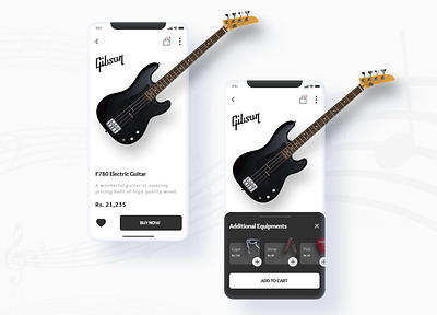 Clay Mockup UI branding clay claymockup design graphic design guitar logo typography ui uidesign ux