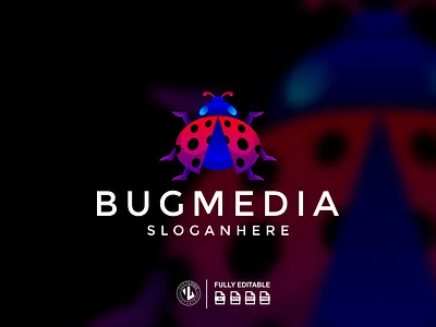 Gradient Bug Logo Design branding bud colorful design dribble gradient ideas illustration instagram logo logoinspirations media vector zerologicstudio