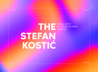 Personal branding project branding personal typography website