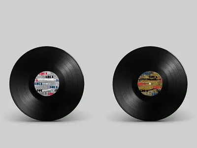 Landmarks | Vinyl Label album cover album design design graphic design music package design photography record album typography vinyl